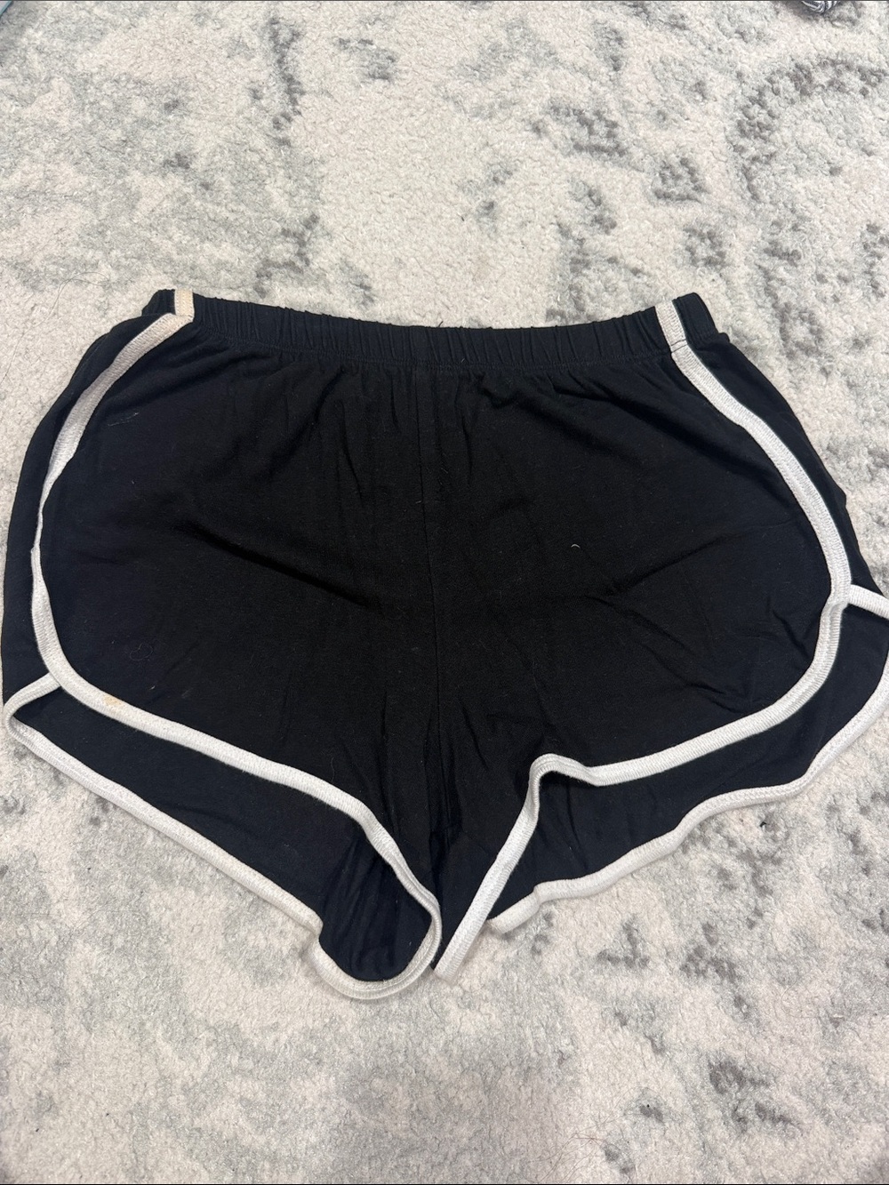 Brandy Melville Black Shorts with White Trim